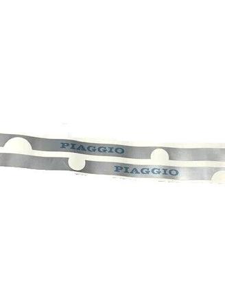 COPPIA ADESIVI ARGENTO FIANCATINE PIAGGIO BRAVO I°