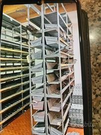 scaffali scaffalature portaminuteria metalsistem 