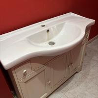 Mobile sottolavabo + lavabo + specchio con luci