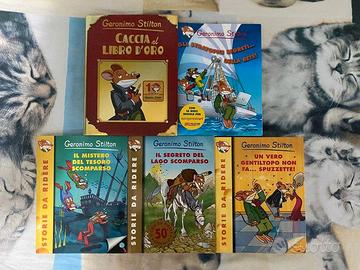 Geronimo Stilton 5 volumi 20 euro / 4.99 a libro