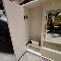 Pensile bagno con specchio 