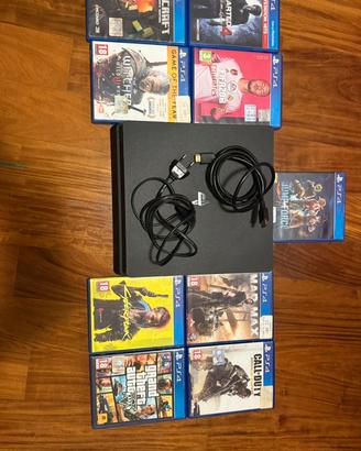 playstation 4 con 9 giochi