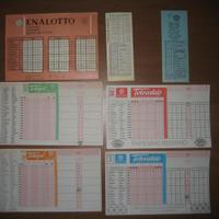 Schedine totocalcio totogol enalotto sistemi