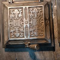 Sportello vintage in ghisa Stufa a legna/ Stube