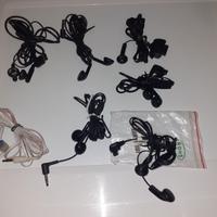 7 cavi auricolari cuffie vintage cellulari vecchi