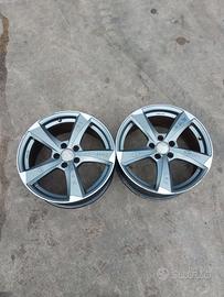 2 CERCHI CERCHIONI IN LEGA AUDI A4 B8 18 8JX18H2