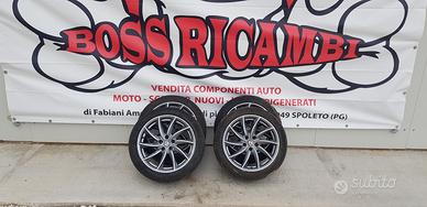 4x CERCHI LEGA ALFA ROMEO GIULIA STELVIO 18" 5X11