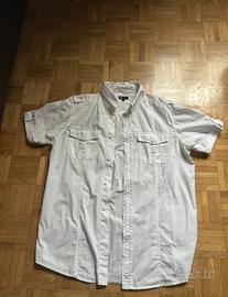 Camicia Bianca OVS Casual-stile Militare/Safari-XL