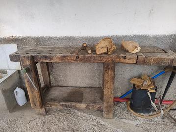 banco da falegname antico, 