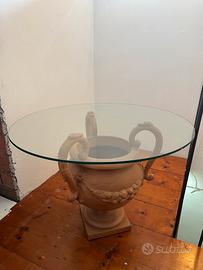 Tavolino vintage in terracotta