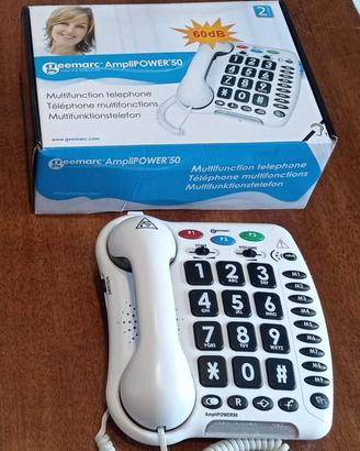 Geemarc Amplipower 50 telefono amplificato.