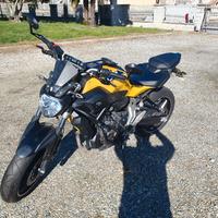 Yamaha MT07  depotenziata a libretto 