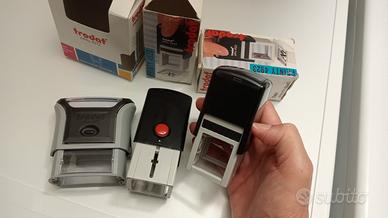 3 timbri autoinchiostranti 