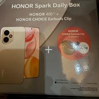 HONOR 400 + earbuds clip
