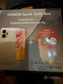 HONOR 400 + earbuds clip