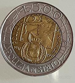 Cinquecento lire Polizia di Stato