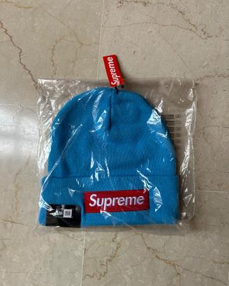 Cappello Supreme Box Logo Azzurro