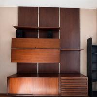 Libreria in palissandro, design originale anni ‘60