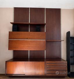 Libreria in palissandro, design originale anni ‘60