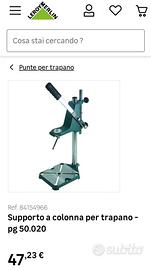 supporto a colonna x trapano