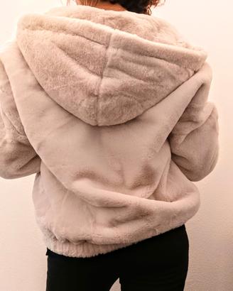 Giubbino Bomber in ecopelliccia 