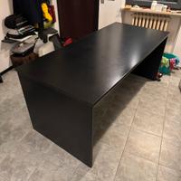 Scrivania legno laminato nero