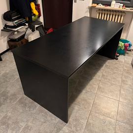 Scrivania legno laminato nero