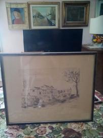 Litografia pittore tiozzo