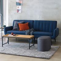 Divano letto HARNDRUP tessuto blu scuro