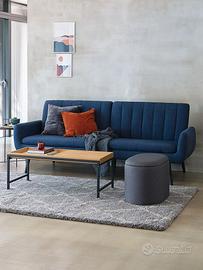 Divano letto HARNDRUP tessuto blu scuro