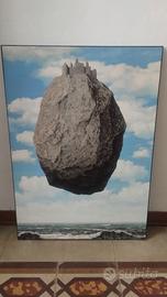 Stampa su legno Magritte "Il Castello dei Pirenei"