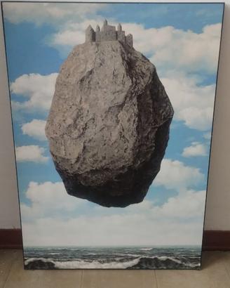 Stampa su legno Magritte "Il Castello dei Pirenei"
