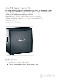 testata valvolare +  cabinet 4x12