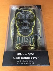 Just cavalli - custodia cover skull tattoo - nuova