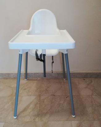 Seggiolone Pappa con Vassoio facilmente smontabile