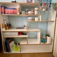 Mobile libreria scaffale mensola Tomasucci bianco