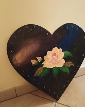porta orecchini dipinto a mano