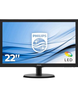 Monitor PC Philips 22” Full HD LED 223V5LSB2 +cavo