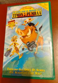 VHS Disney ""In giro per il mondo con Timon e Pum"