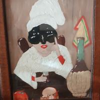 QUADRI PITTURA SOGGETTO PULCINELLA. 