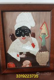 QUADRI PITTURA SOGGETTO PULCINELLA. 