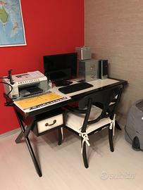 Scrivania roche bobois con poltroncina