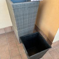 Vaso  alto per piante/ interno / esterno