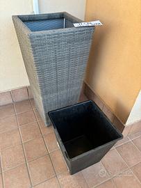 Vaso  alto per piante/ interno / esterno