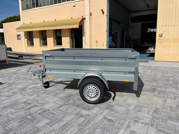 Rimorchio Carrello 750 kg con doppia sponda ! nuov