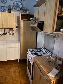 Cucina in laminato col frassino
