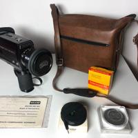 Cinepresa Braun vintage + tanti accessori