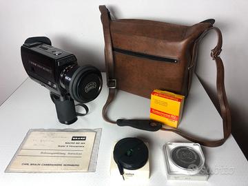 Cinepresa Braun vintage + tanti accessori
