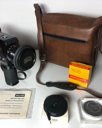 Cinepresa Braun vintage + tanti accessori