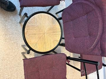 Sedie telaio in ferro